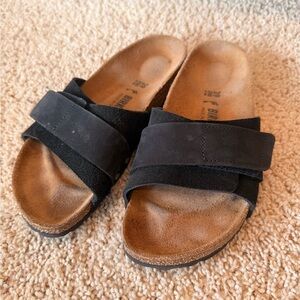 Birkenstock Black Suede Oita Sandal sz 39